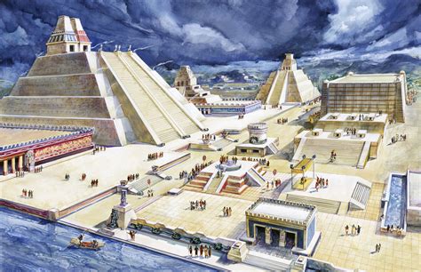 what was tenochtitlan built on.